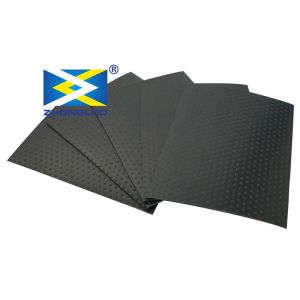 China 0.5mm Polyethylene Tank Geomembrane Pond Liner HDPE Black Rolls on sale