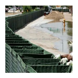 Buy cheap Temporary Flood Protection Barrier with Welded Mesh and Galvanized Iron Wire Material from wholesalers