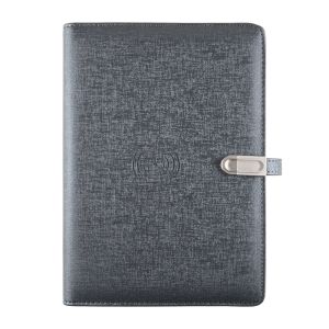 Buy cheap PU Leather B5 Wireless Charging Notebooks With Magnetic Flap Multifunctional from wholesalers