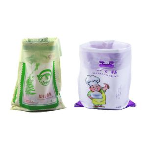 Buy cheap Water Resistant Rice Sack Bag , 20 Kg Rice Bag With Transparent Material from wholesalers