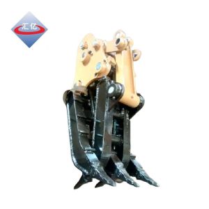 Multifunctional Hydraulic Rotating Grabs Excavator Pipe Grapple For Excavator
