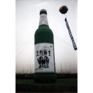 Buy cheap Customized Giant Transparent bottle model Advertising inflatable for promotion from wholesalers