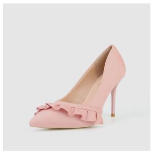 Buy cheap Beige Plush Velvet Women Pointed Toe Pumps Arch Support Deodorization from wholesalers