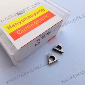 Buy cheap CNC Standard Boring Inserts PCD Material Model TCMT06T102 - For Heavy-Duty Interrupted Cutting Operations from wholesalers