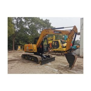 Small Used Trinity SY75C SY75-8 Excavator with Dozer Original Hydraulic Cylinder