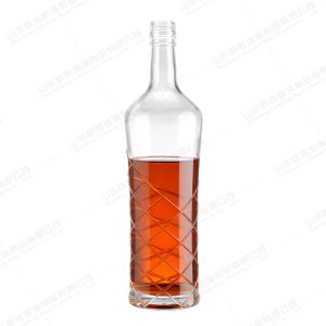 Buy cheap Clear Champagne Sparkling Wine 500ml Glass Bottle with Hot Stamping Surface Handling from wholesalers