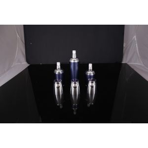 Buy cheap Cylinder Empty Lotion Bottles With Pump , Frosted Plastic Small Lotion Pump Bottle from wholesalers