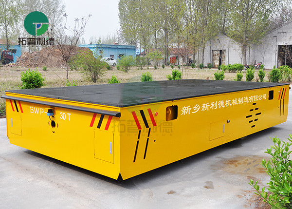 Steel Industry Production Line Battery Driven Steerable Trackless Transfer Trolley
