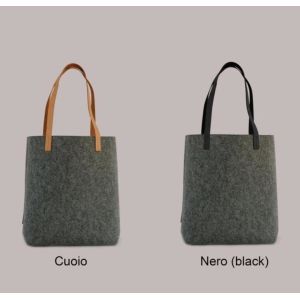 Buy cheap 300mm Grey Felt Handbag from wholesalers