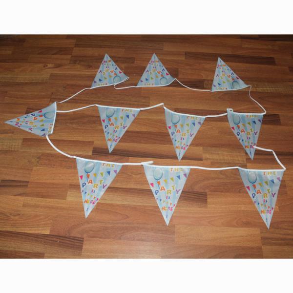 Buy cheap Party Triangle Flag Bunting "The Party Is Here" from wholesalers