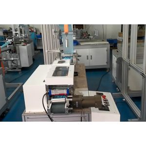 Buy cheap Aluminium Alloy Disposable Mask Making Machine , Nonwoven Mask Making Equipment from wholesalers