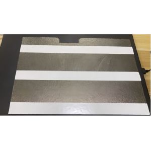 Buy cheap 2D Rigid Phlogopite Mica Sheet , Golden Color Mica Board Sheet Partially Glued from wholesalers