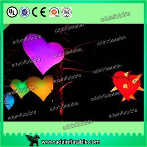 Buy cheap led giant inflatable heart for decoration,Event Party Hanging Decoration Inflatable from wholesalers
