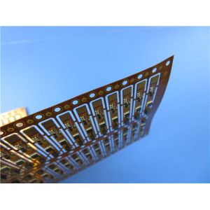 Assembled Flexible PCB Built On 0.15mm 2-Layer FPC Polyimide (PI) With Immersion