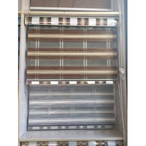 Buy cheap Dual Layer Zebra Blinds Fabric Shades ISO9001 Approved Dust Proof from wholesalers