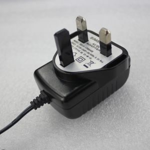 Buy cheap BS GS approved 9v 1a  uk plug power adapter from wholesalers