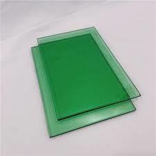 1 4 Flat Edge Frosted Tempered Glass With Customized