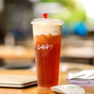 PP Injection Disposable Plastic Milk Cups 360ml 500ml 24oz