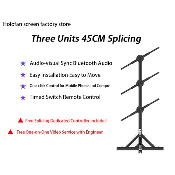 High Definition 3D Holographic Fan Interactive 3D Fan Hologram