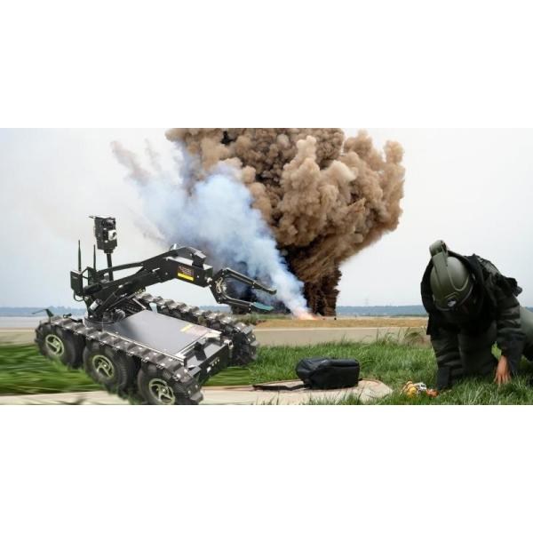 Buy cheap Dc24v 140kg Loading Capacity 150m Wireless Bomb Disposal Robot from wholesalers