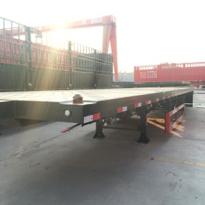Buy cheap 3/4 Axles 20ft 40ft 45ft Used Flatbed Semi Trailers from wholesalers