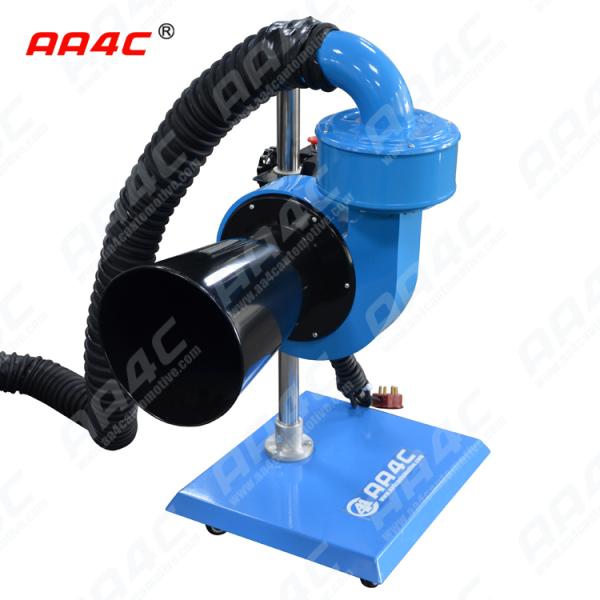 AA4C car exhaust extracting system auto vehicle exhaust dolly for car with single or dual pipe control customize siz