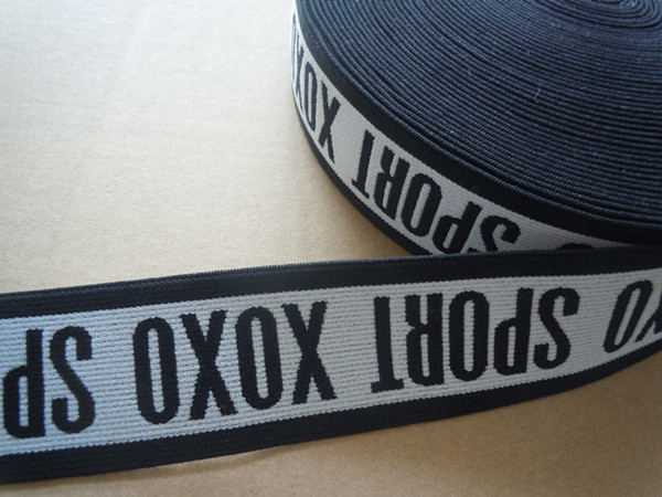 Quality Custom Logo Good Stretch Jacquard Elastic Waistband / Underwear Elastic Band for sale