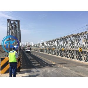 Buy cheap Double Lane Steel Panel Bailey Bridge Galvanized S460J0 Heavy Load Long Span from wholesalers