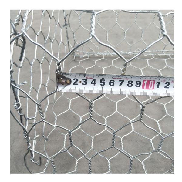 Quality 4x1x1m Metal Gabion Baskets Hot Dipped Galvanized Wire Mesh for sale