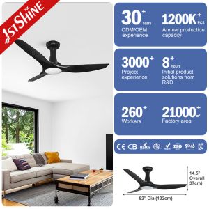 Buy cheap 2700K 3000K 5000K Acrylic Plastic Ceiling Fan Modern Easy Clean from wholesalers