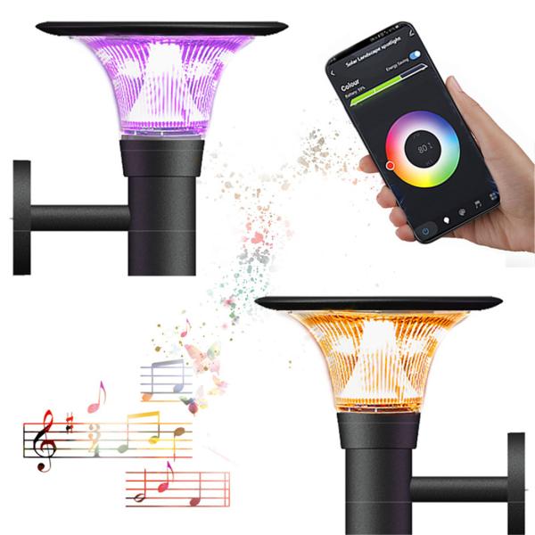 Quality Smart RGB Solar Wall Light for sale