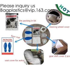 Buy cheap Disposable Plastic Car Cover with Elastic Band Medium Size, Kit De Protection, Car Clean Kit, car protection disposable from wholesalers