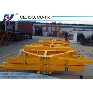Mast Crane QTD125-5020 Model 10tons Load Luffing Jib Tower Crane 50m Height for