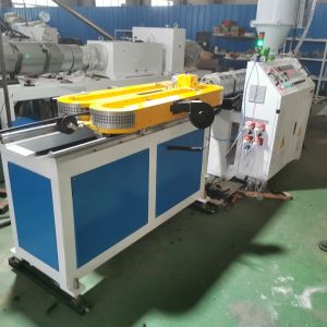 Buy cheap PA PVC Single Wall Corrugated Pipe Production Line with Single-Screw Plastic Extruder from wholesalers
