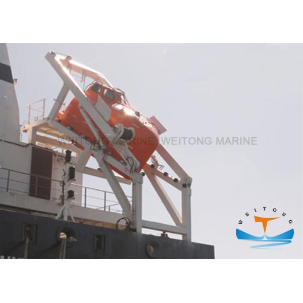 Quality High Speed Slewing Arm Davit , Rescue Boat Davit Crane For Free Fall Lifeboat for sale
