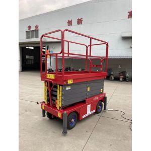 Buy cheap 8 m 10 m 11.8 m Vertical Platform Lift Mobile Scissor Lift Elevating Aerial Work Platform Lift from wholesalers