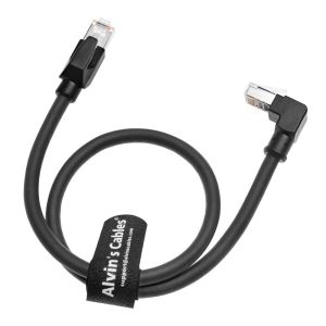 Alvin's Cables Cat6 Shielded RJ45 Cable 9.8ft Down Angle for PLC Robotics