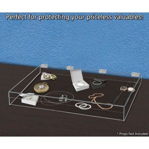 Buy cheap Clear Acrylic Single Lock Medical Box with Keys, 13" x 6.5" x 5.5" Medium for Medical Storage of Supplies Medications from wholesalers