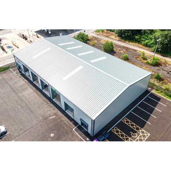 Metal Frame Prefabricated Cold Storage Building Structure Heavy Warehouse