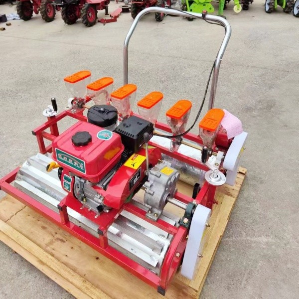 Self Propelled Agriculture Equipment Vegetable Seeder Machine Multi Row Adjustable Vegetable Garden Seeder