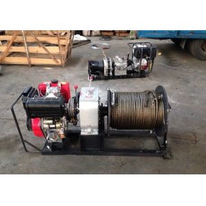 Buy cheap Capacity 30KN 3 Ton Power Puller Winch Pulling / Hoisting 8m / Min Fast Traction Speed from wholesalers