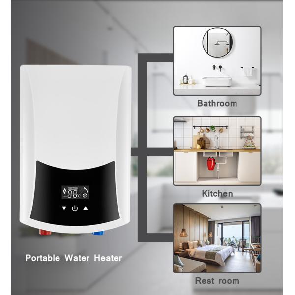 220V Thermostat Electric Water Heater For Kitchen 5500W Smart Control