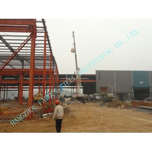 Buy cheap Multi Gable Span Steel Framed Buildings Prefabricated ASTM Standards 82' X 96' H Section from wholesalers