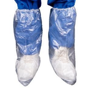 Disposable Plastic Boot Cover , Transparent Or Colored Adult Use PE Boot Cover