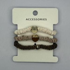 Buy cheap Multi-colors Stylish Elastic Hair Ties with Heart for Endless Styling Options from wholesalers