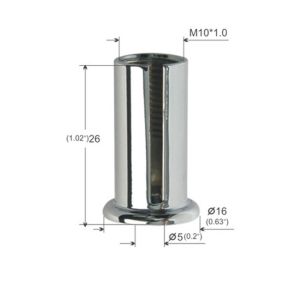 Buy cheap Chrome Plated Ceiling Cable Hanging System Side Groove M5 Female Thread YW86251 from wholesalers