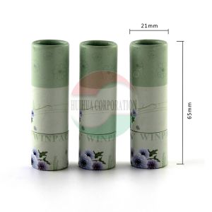 Buy cheap Biodegradable Kraft Paper Lip Balm Tube With CMYK Printing Offset from wholesalers