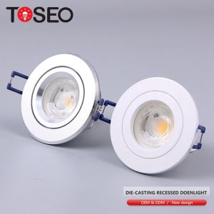 China 85mm Round Aluminium Ceiling Downlight IP20 For Dining Room on sale