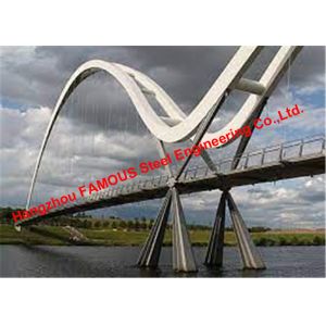 Buy cheap Tied Arch Steel Bridge Deck Construction With Bowstring Arch Girder from wholesalers
