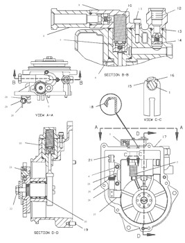 1W9460 Ring Top Piston 3400 Cylinder Liner 5I-8632 Engine 1W-9460 Ring 5I8632